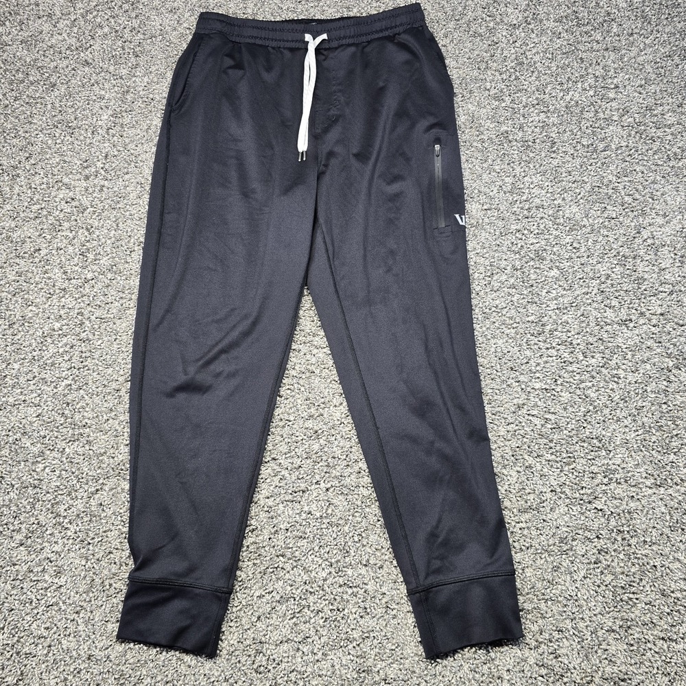 Vuori Sunday Performance Jogger Pants Mens Large Black Stretch Athletic Gym
